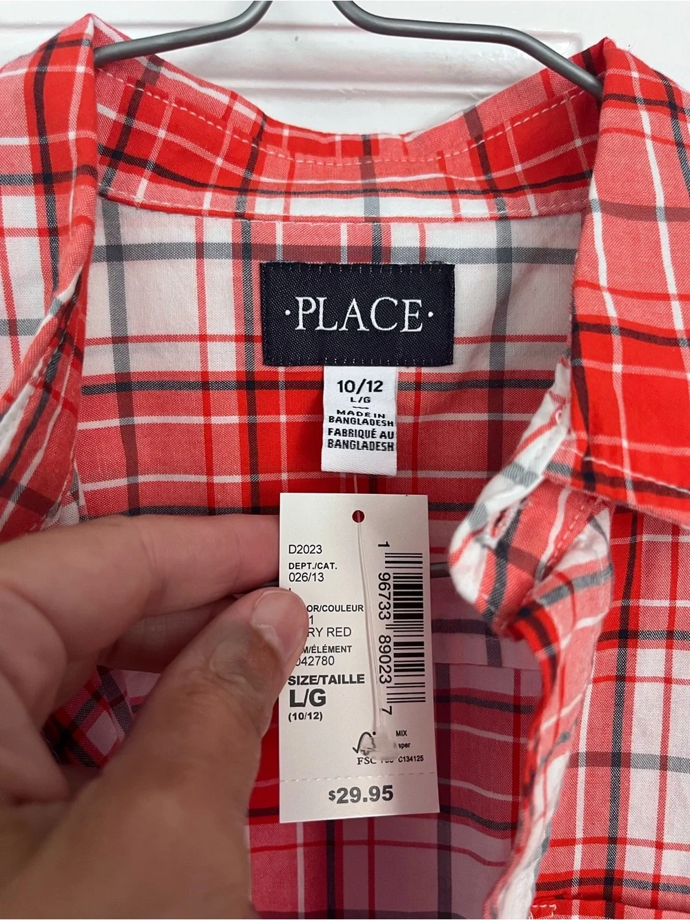 The Childrens Place casual plaid